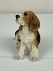 Stone Critters Figurine Beagle Puppy Biting Mother Dog Ear 3 5  Tall