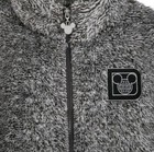 Disney Parks Mickey Mouse Fleece Sherpa  Zip Up Jacket  D Logo Gray Adult Xl New