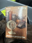 Vintage Galaxy Personal Miniature Desk Fan New Old Stock Retro