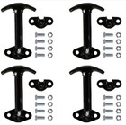 Buyers Products Wj96wcb  Set Of  4  Spring-loaded 90 Deg Hood Catches W  Keeper