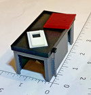 Ho Scale Maintenance Garage Railroad Utility Building Model Train Kit 1 87