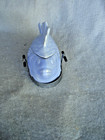 Chicken Of The Sea Tuna Fish Baker Salad Server   Lid   Stand  Lot 6  Turquoise