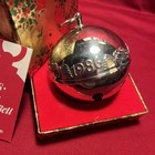 1986 Wallace Sleigh Bell Silverplate Ornament By Wallace Silversmiths      T396