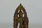 Antique Indonesian Chinese Bronze Teaching Buddha