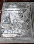 Vintage Wood Metal Letter Press Plate Printing Blocks Newspaper Movie Ad s