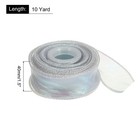 Organza Ribbon 1 5 Inch 10 Yard Sheer Shimmer Chiffon Tulle Ribbons Teal Blue