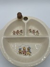Vintage Excello 3 Bears Baby Warming Bowl   Plate   Dish - Dated 1948