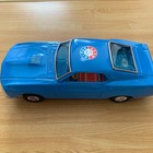 Vintage Ford Mustang Tin Toy Friction Car Tokyo Placing Made In Japan W  Box