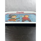 Vintage Campbells Soup Metal Tin Tray Campbell Kids Sledding Winter Scene 1993