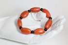 Old Tibetan Chinese Carnelian Pema Raka Bracelet Millennium Amulet Antique