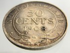 1908 Canada Newfoundland 50 Cents Half Dollar Km  11 Circulated Coin Bb018
