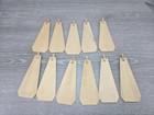 Vintage German Christmas Erzgebirge Carousel 11 Replacement Paddles Blades 4 x2 