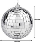 Tiggell 2pcs Disco Balls Decor Mirror Ball For Party Stage Decoration