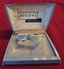 Vintage Watch Box  - Vintage Bulova Fifth Avenue Blue Watch Box Case Vintage