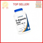 Nutricost D-aspartic Acid  daa  Capsules 3000mg Per Serving  180 Capsules  - Non