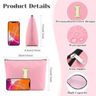 Custom Make Up Bag Letter A-znitial Personalized Makeup Bags Monogrammed I