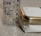 Vintage Gucci Stripe Travel Sewing Kit W mirror Coin Purse Manicure Set