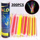 300pcs 8   Glow Sticks Bracelets Necklaces bracelet Connectors Neon 8 Colors Mix