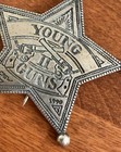 Very Rare    young Guns Ii    Sterling Silver Sheriff Star  Emilio Estevez Cast Gift