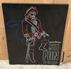 Captain Morgan Rum Motion Lighted Led Sign-bar-liquor-pirate-there s More Fun
