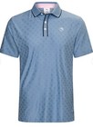 Mens Puma Ap Arnold Palmer Tipped Jacquard Golf Polo Zen Blue  630179-04 Sz Xl