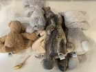 Jellycat Bashful Plush Lot Of 5 Bunnies  Puppy  Flamingo