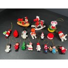 Vtg Mcm Wooden Christmas Ornaments Lot 18 Various Characters 2-3   
