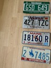 Lot Of 12 License Plates Assorted States No Dupes Each Assortment Will Be Random