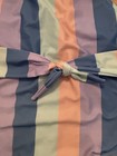 Wonder Nation Girls Xl One-piece Swimsuit Multicolor Pastel Striped Tie Front