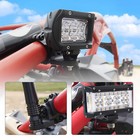 2x For Can-am Maverick X3 Rear Led Flag Whip Antenna Reverse Light Mount Bracket