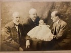 Early 1900s Antique Photo 3 Men And A Baby Sol  Young New York