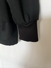 Cherokee Workwear Black Snap Button Lab Coat  Xl