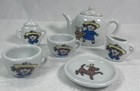 Miniature Tea Set Schylling Madeline Porcelain 8 Pc Doll House