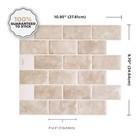 Smart Tiles Subway Sora Self-adhesive Peel And Stick Backsplash Wall Tiles