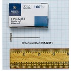 Business Source 32351 T-pins  2  Long  Nickle Plated  Box Of 100