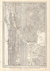 1917 Antique Manhattan City Map  New York City Map Set Of 2 Maps 2929