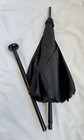 Antique Carriage Parasol Folding Metal Ribs Black