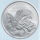 1 Oz 999 Fine Silver Usa 250th Anniversary Silver Round Gsm Eagle Flag Backorder