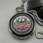 Franklin Mint Harley Davidson Low Rider Pocket Watch W  Case And Chain