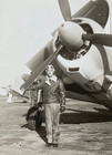 Rare   Ww2 Us Navy Curtis-wright Helldiver Sb2c-1 W navy Pilot June 1942 Photo