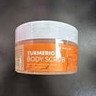 Well s Oil Turmeric Body Scrub  Exfoliating   Hydrating  12 Oz Yellow