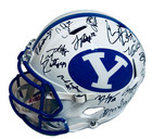 2024 Byu Cougars Team Signed Football Helmet Coa 35  Autos Jake Retzlaff Sitake
