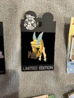 Disney Wdw Tinkerbell 6 Pin Lot Used new Le Rare Pins Early 2000s