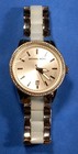 Michael Kors Parker Blue   Silver Women s Watch Stainless Steel Band two Tone 
