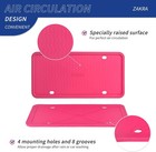 License Plate Frames  2 Pack Silicone License Plate Frames  Premium -hotpink