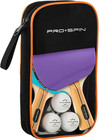 Pro-spin Ping Pong Paddles - High-performance Set With Premium Table Tennis Rack
