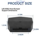 2pack For Peterbilt 579 Kenworth T680 T880 L85-6082 Hood Latch Bumper Support