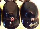2- Autographed Boston Red Sox  Mini-helmets -  Jackie Bradley Jr      Y  Moncada