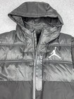 Nike Jordan Boys Youth Xl Jumpman Puffer Layered Look Zip Hoodie Jacket