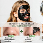 Blackhead Remover Mask  Charcoal Peel Off Face Mask With Brush   Blackhead Remov